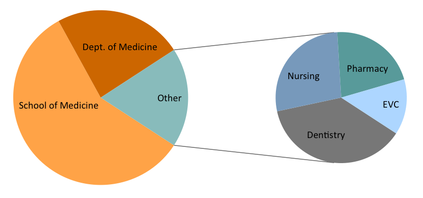 Department of Medicine Faculty Pie Chart